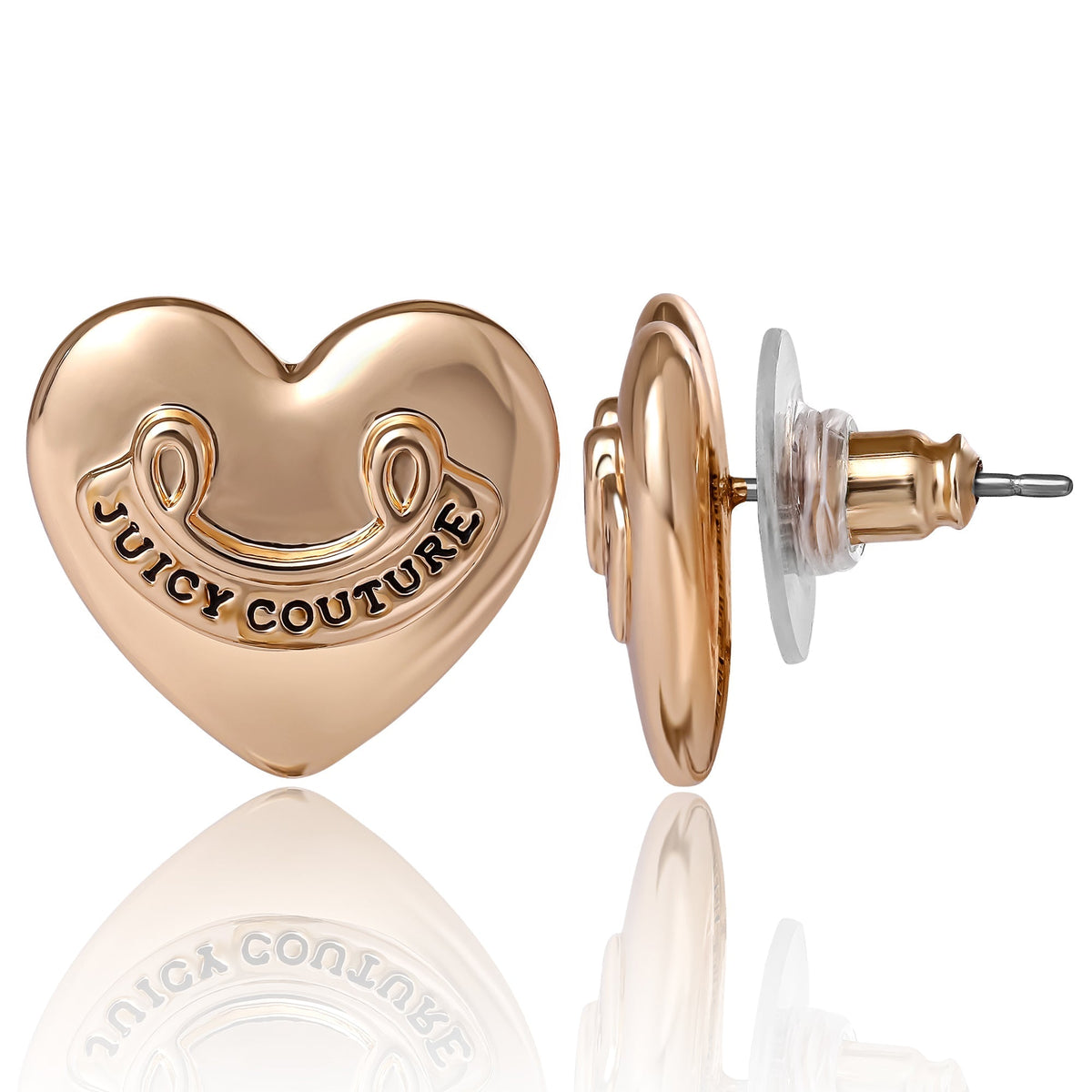 Glam Heart Stud Earrings