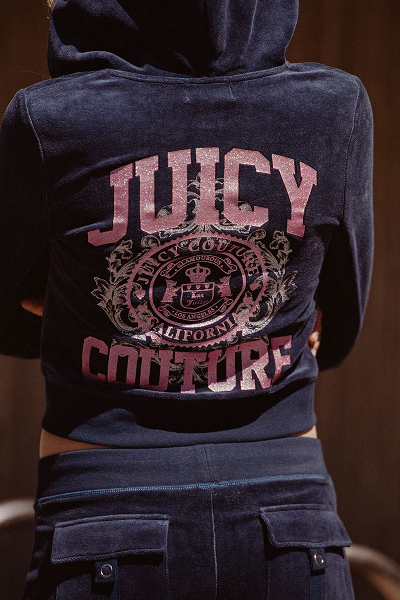 Glam Scottie Cotton Velour Hoodie