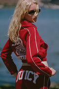 Glam Scottie Fleece Quarter Zip Sweatshirt