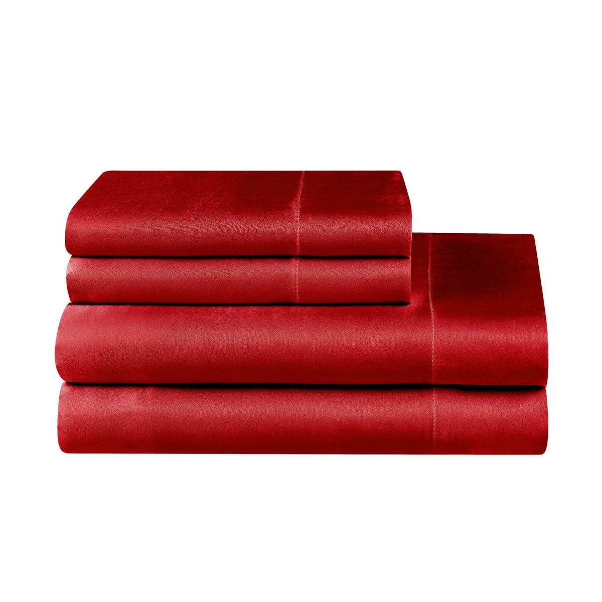 Glam Solid Satin Sheet Set