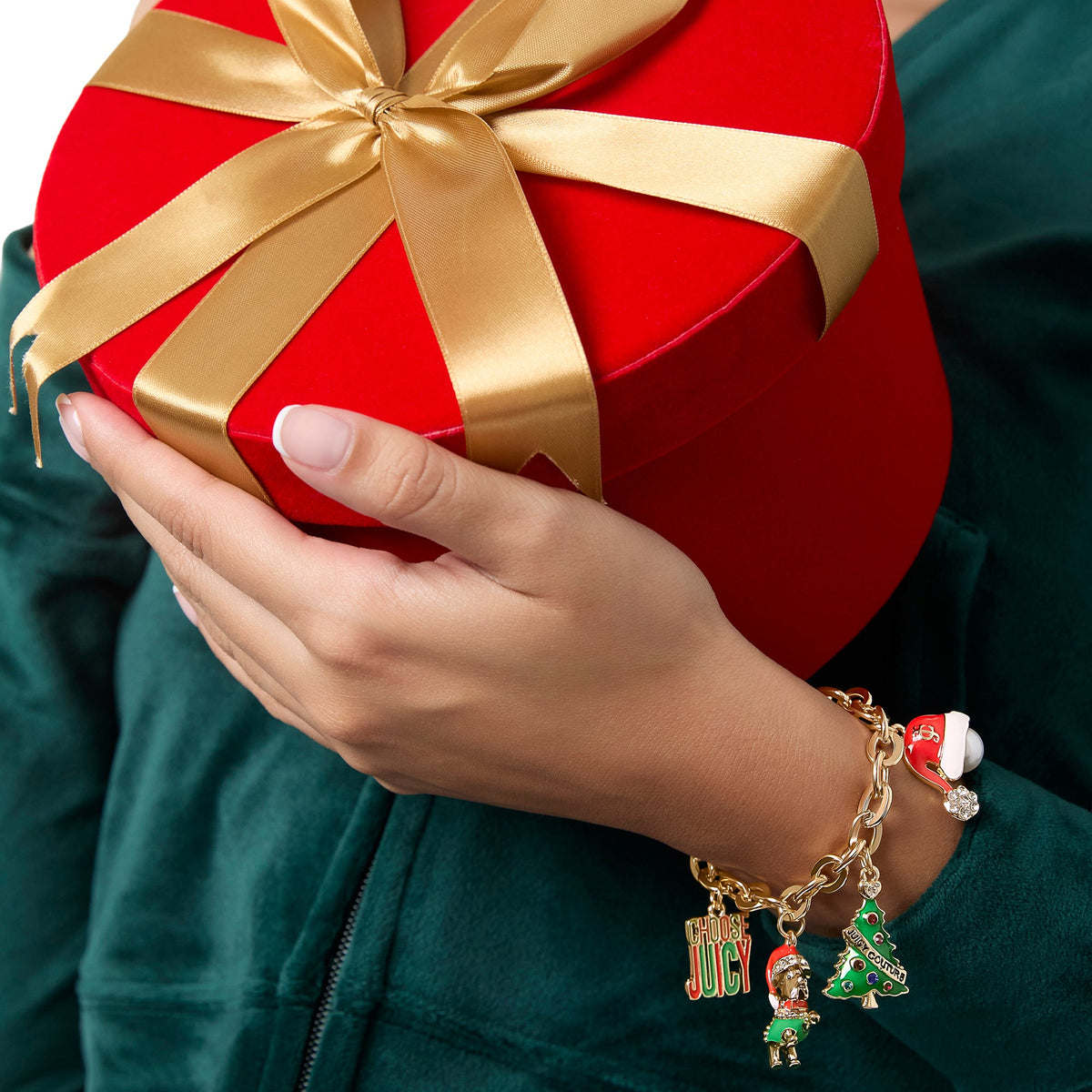 Glam Holiday Charm Bracelet