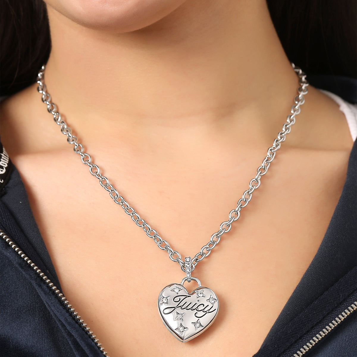 Glam Heart Pendant Necklace