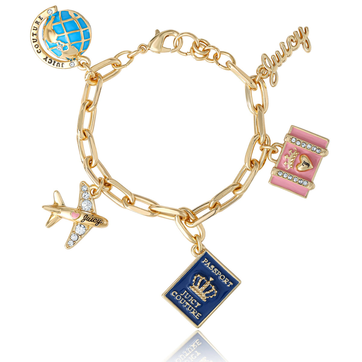 Glam Travel Icons Charm Bracelet