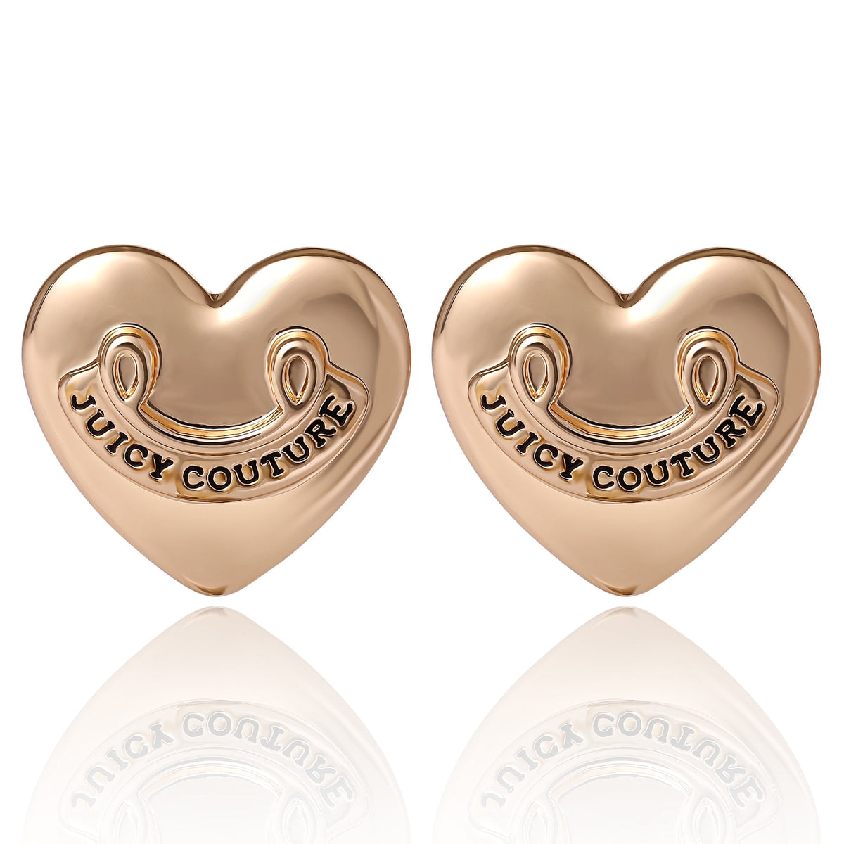 Glam Heart Stud Earrings